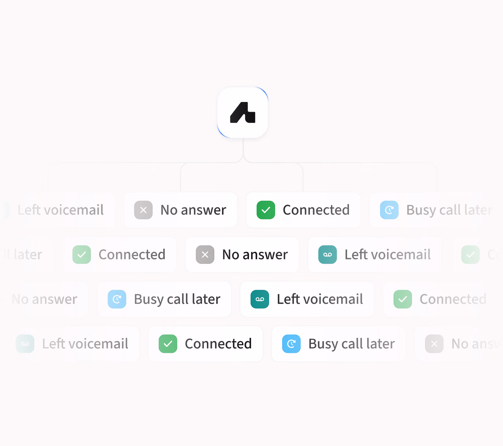Product screen displaying AI generating a sequence