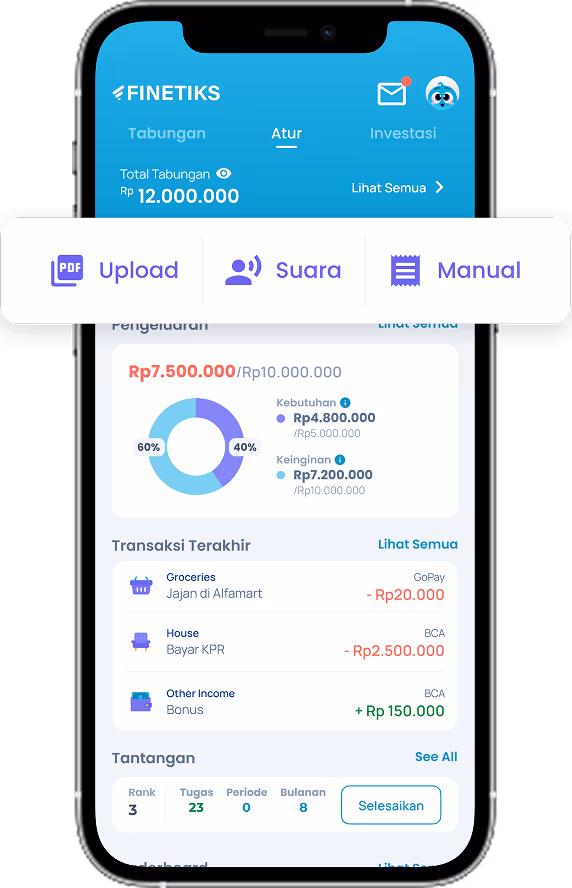 Finetiks Manage Money