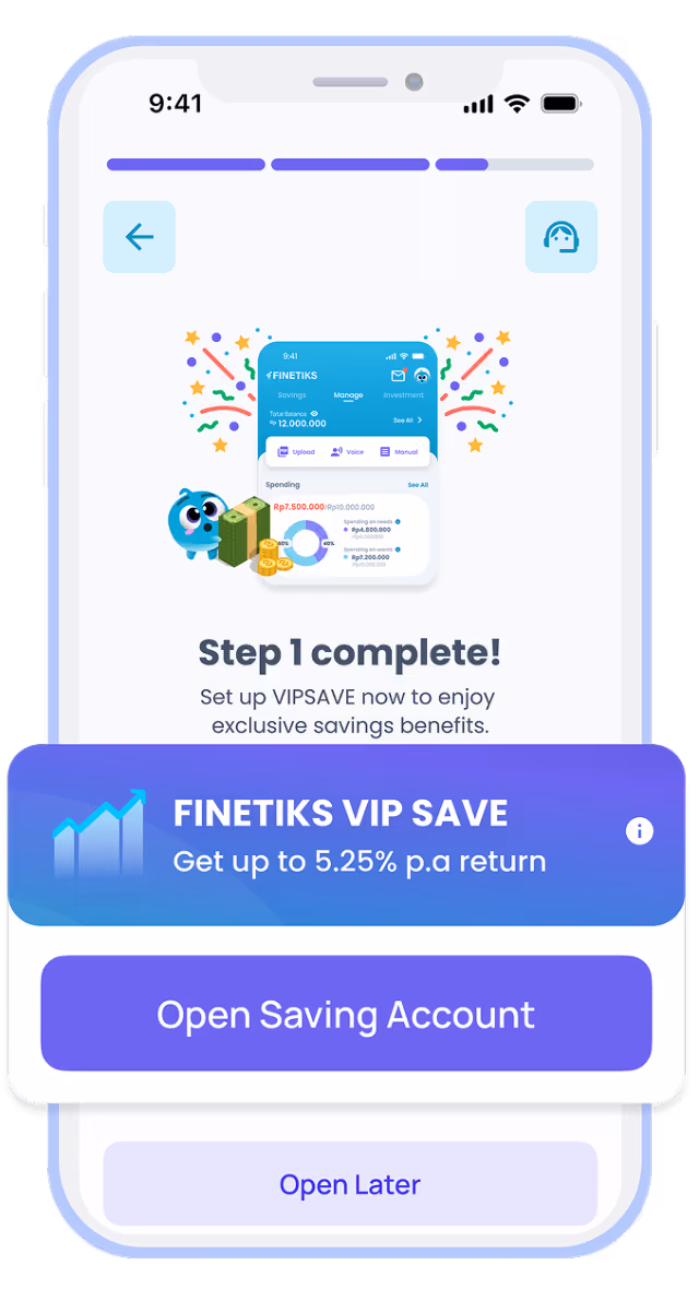 VIP Save Open Account