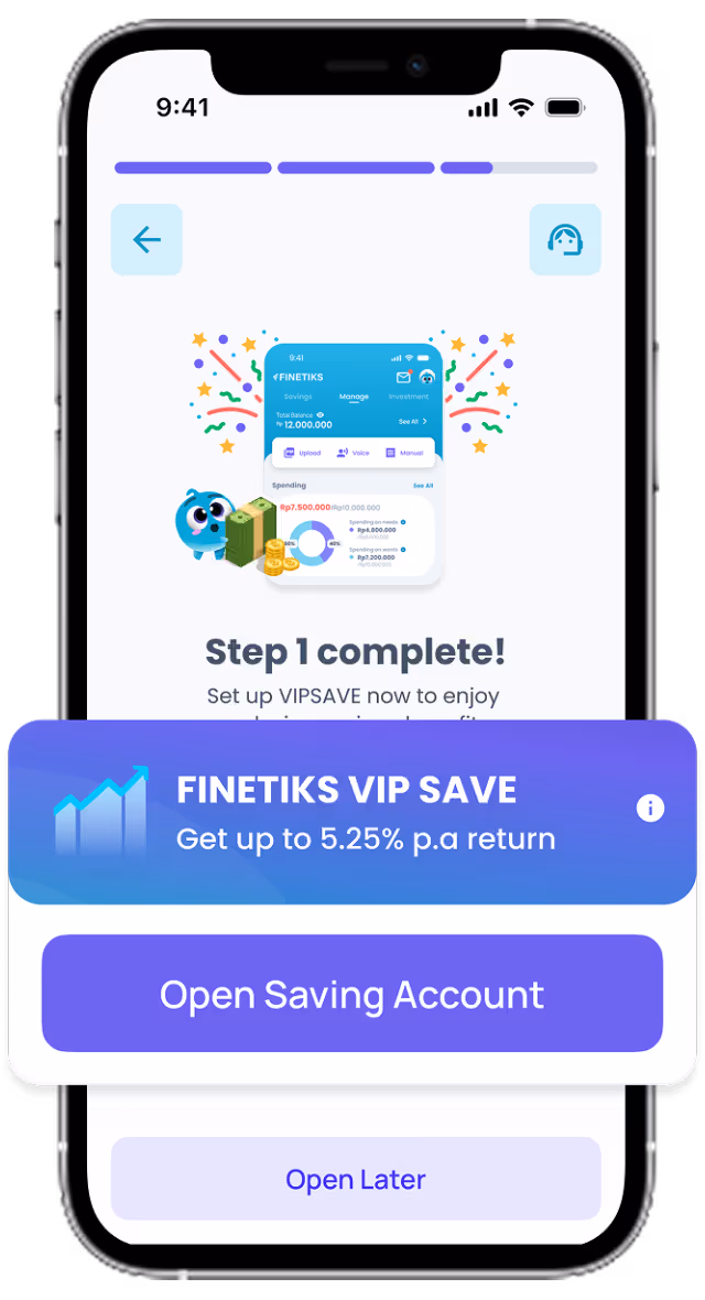 VIP Save Open Account