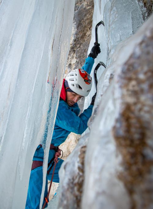Initiation cascade de glace encadré