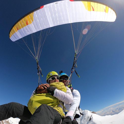 Ski de randonnée et vol en parapente tandem biplace