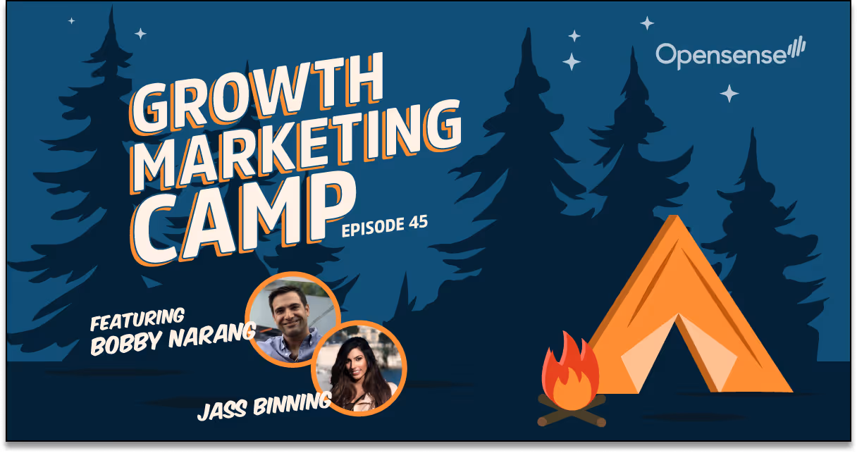 Blog post thumbnail: Growth Marketing Camp Episode 45 - New host Jass Binning introduction