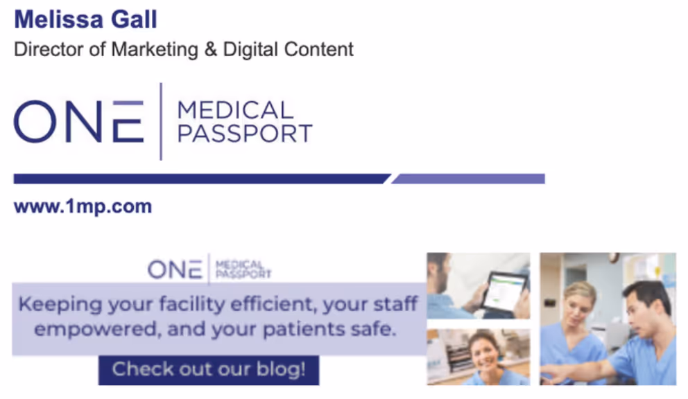 One Medical Passport promotional banner - Healthcare technology and services advertisement