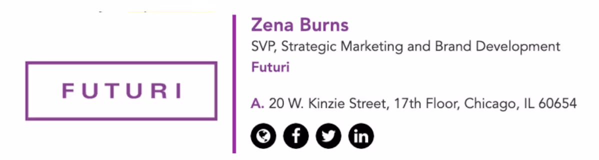 Futuri Media promotional banner - Media technology and services advertisement