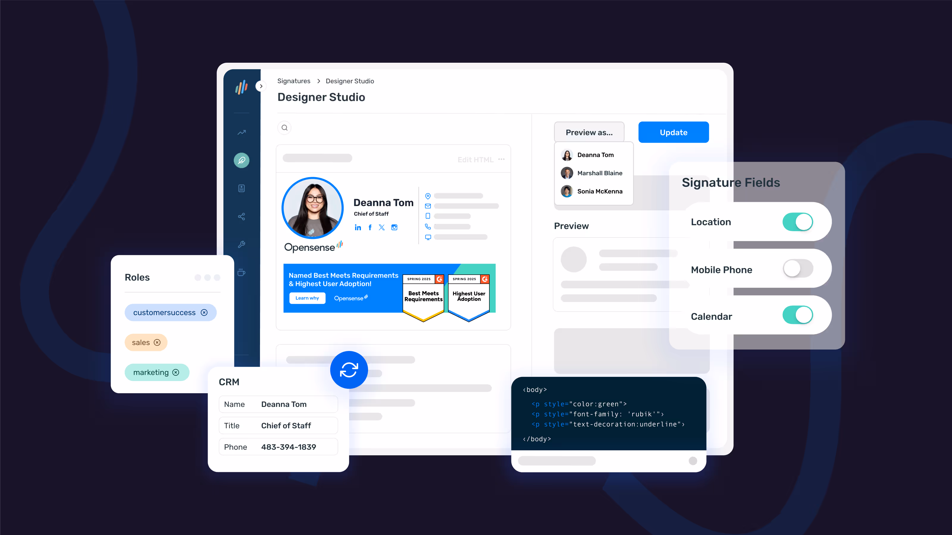 Blog post thumbnail: A More Intuitive Platform to Elevate Email Signature Management