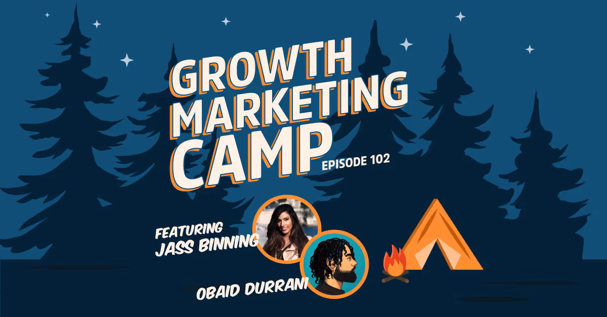 Podcast thumbnail: The Recipe to Crafting B2B Content that Captivates Audiences with Obaid Durrani - Episode 102