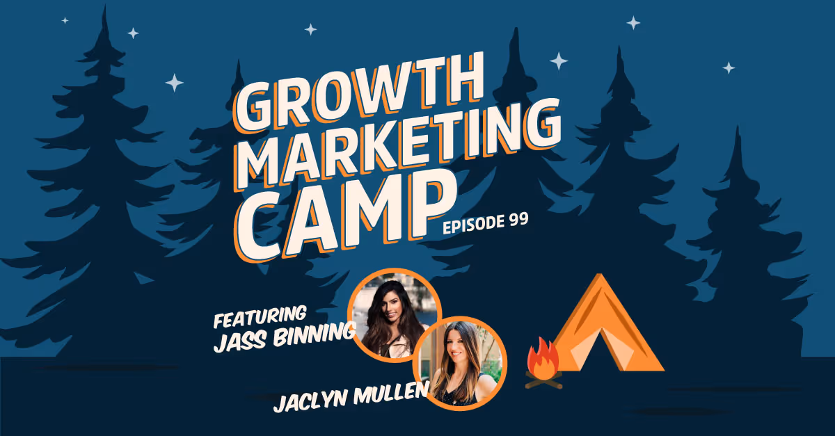 Podcast thumbnail: Marketing, Leadership, and Self-Care - Lessons from Jaclyn Mullen - Episode 99