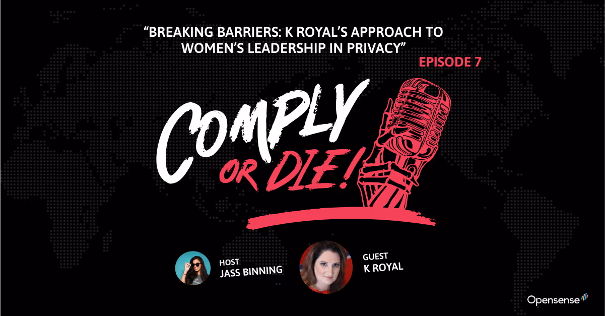 Featured podcast image: Breaking Barriers - K Royal on Women Leadership in Privacy - Global privacy regulations and compliance culture