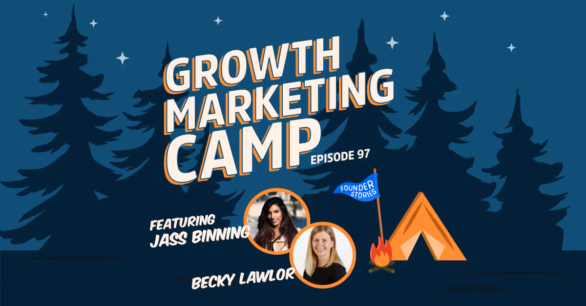 Podcast thumbnail: Fuel Your Brand Authority Through Data-Driven Storytelling with Becky Lawlor - Episode 97