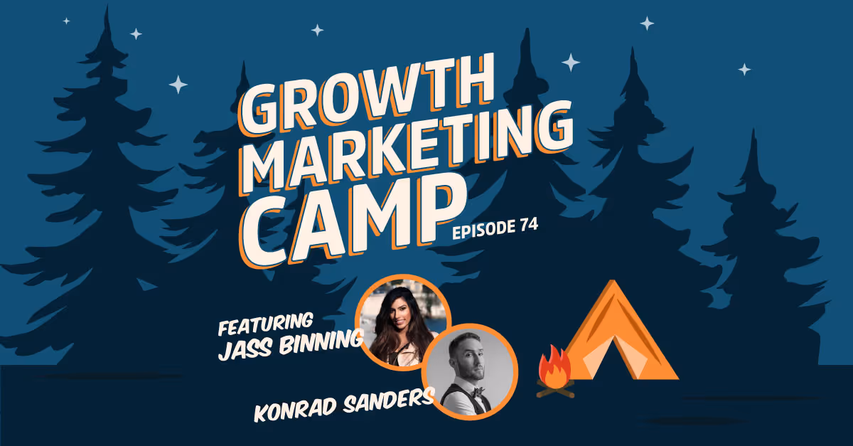 Podcast thumbnail: The Outside-In Approach to Copywriting with Konrad Sanders - Episode 74