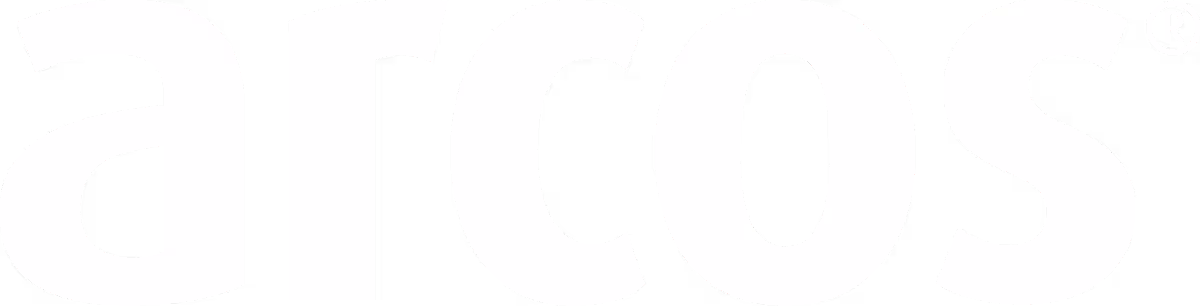 ARCOS white logo variant - B2B SaaS resource management solutions