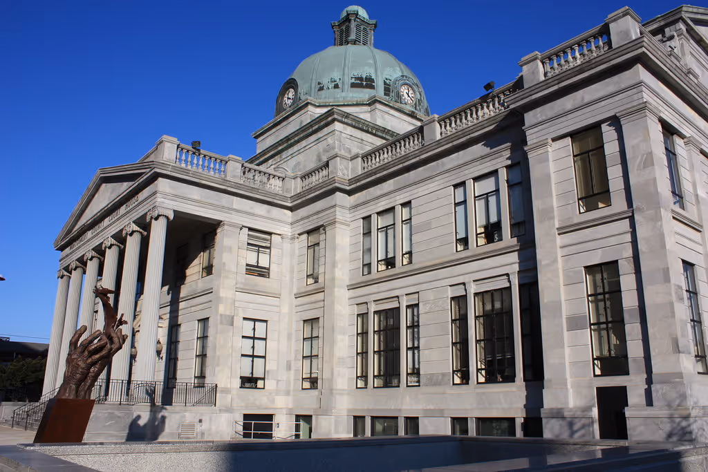 Montgomery County case study header image - Government building and administrative offices
