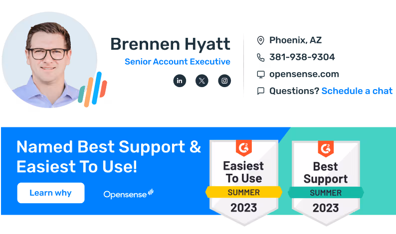 Build pipeline email signature banner - Establish credibility