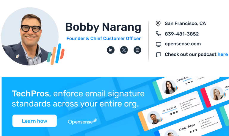 Accelerate pipeline email signature banner - Personalize through ABM