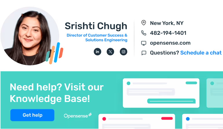Customer retention email signature banner - Customer training