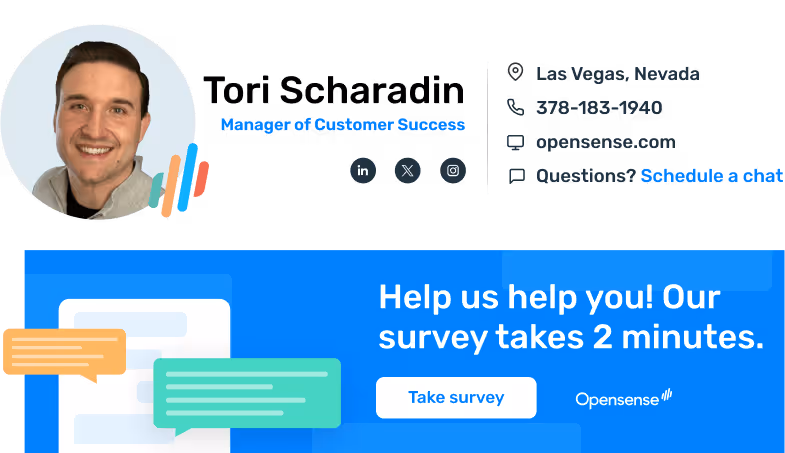 Customer expansion email signature banner - Get more feedback