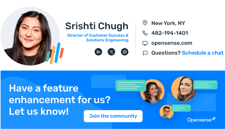Customer retention email signature banner - Build a community