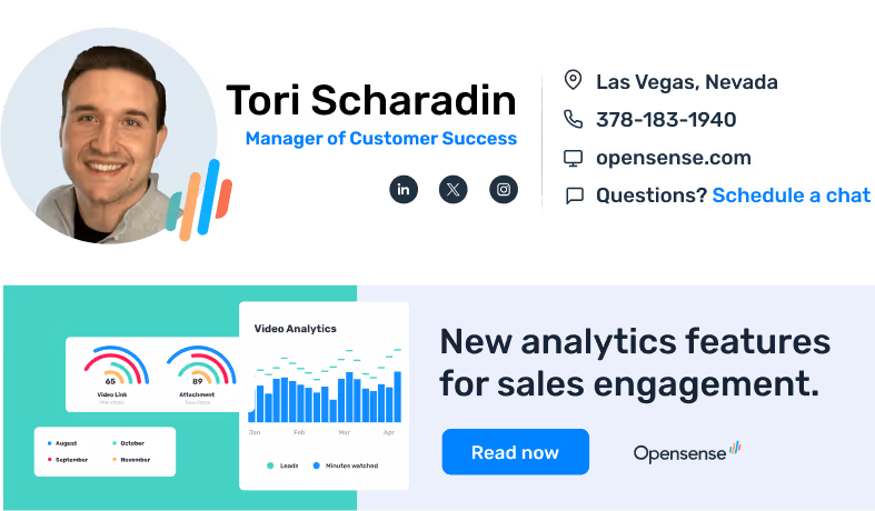 Customer expansion email signature banner - Announce product releases