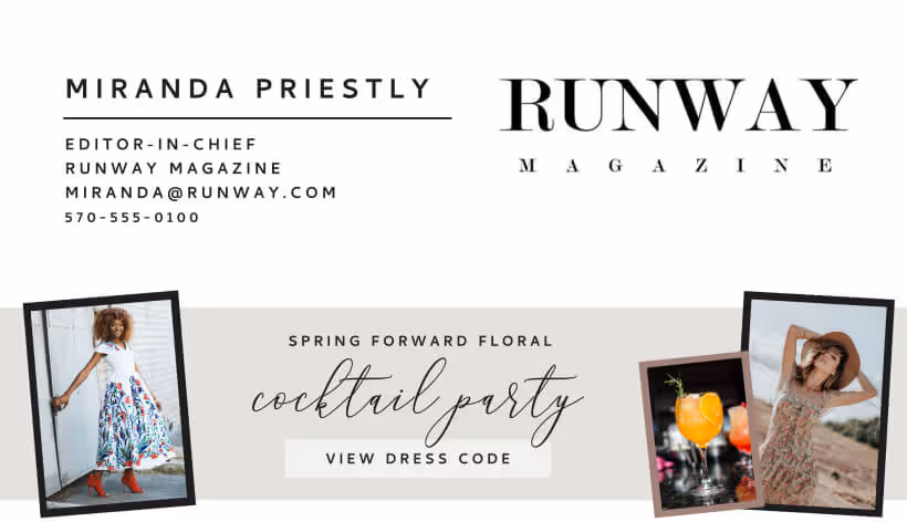 Inspire employee engagement email signature banner - Devil Wears Prada themed employee promotion
