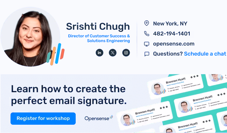 Customer retention email signature banner - Promote customer events