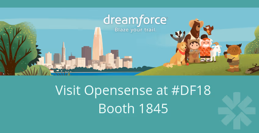 Blog post thumbnail: Join Opensense at Dreamforce
