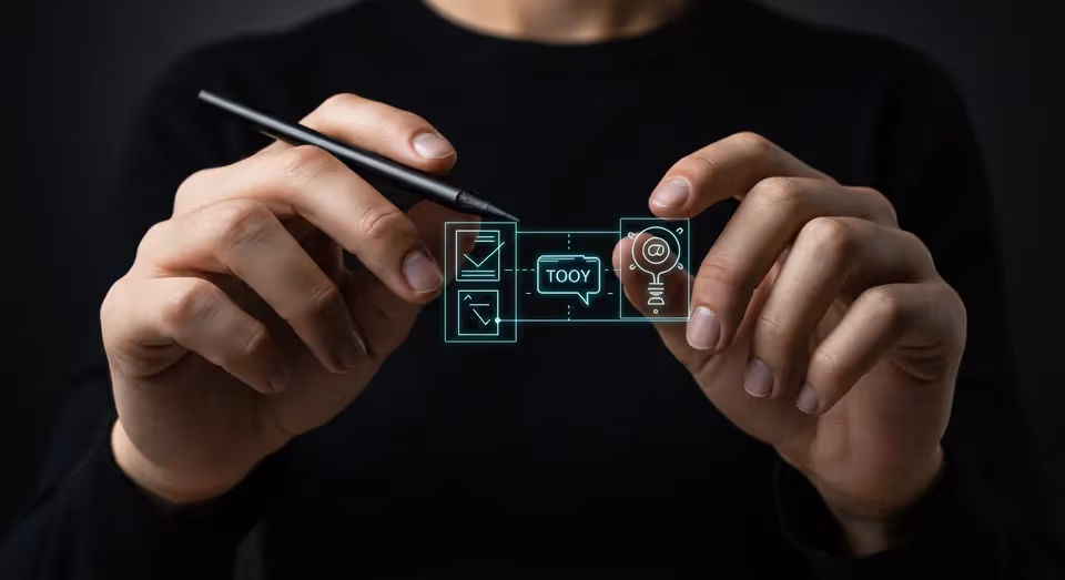 Design digital com interatividade futurista