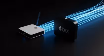 Roteador transmite dados em alta velocidade para TV box