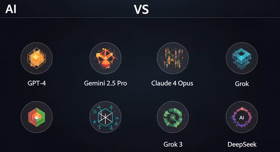 Comparação de inteligências artificiais GPT, Gemini e Grok