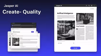 Ilustração centralizada de um cérebro tecnológico azul representando a busca da Perplexity AI.