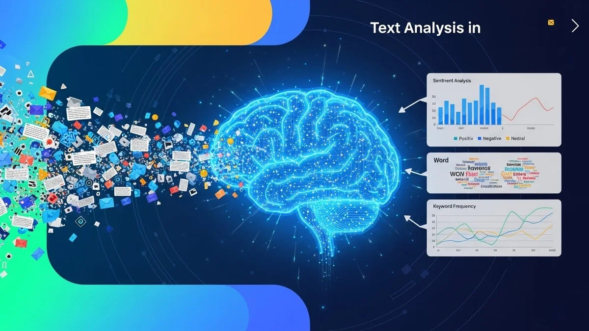 Análise de texto com cérebro digital, sentimento e frequência.
