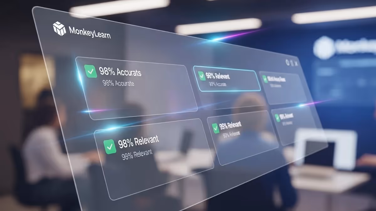 MonkeyLearn processa dados de planilhas e mídias sociais.