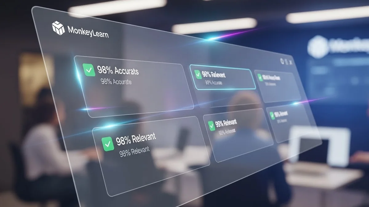 MonkeyLearn processa dados de planilhas e mídias sociais.