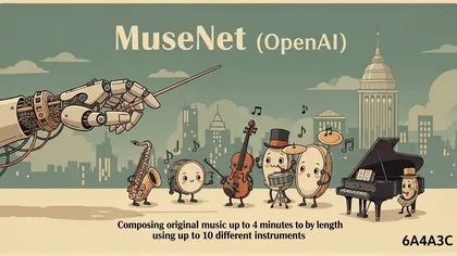 MuseNet OpenAI mostrando IA regendo instrumentos musicais