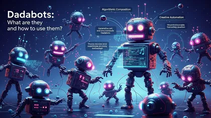 Ilustração do Dadabots explicando composição algorítmica