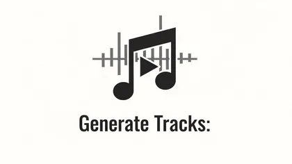 Ilustração de geração automática de músicas