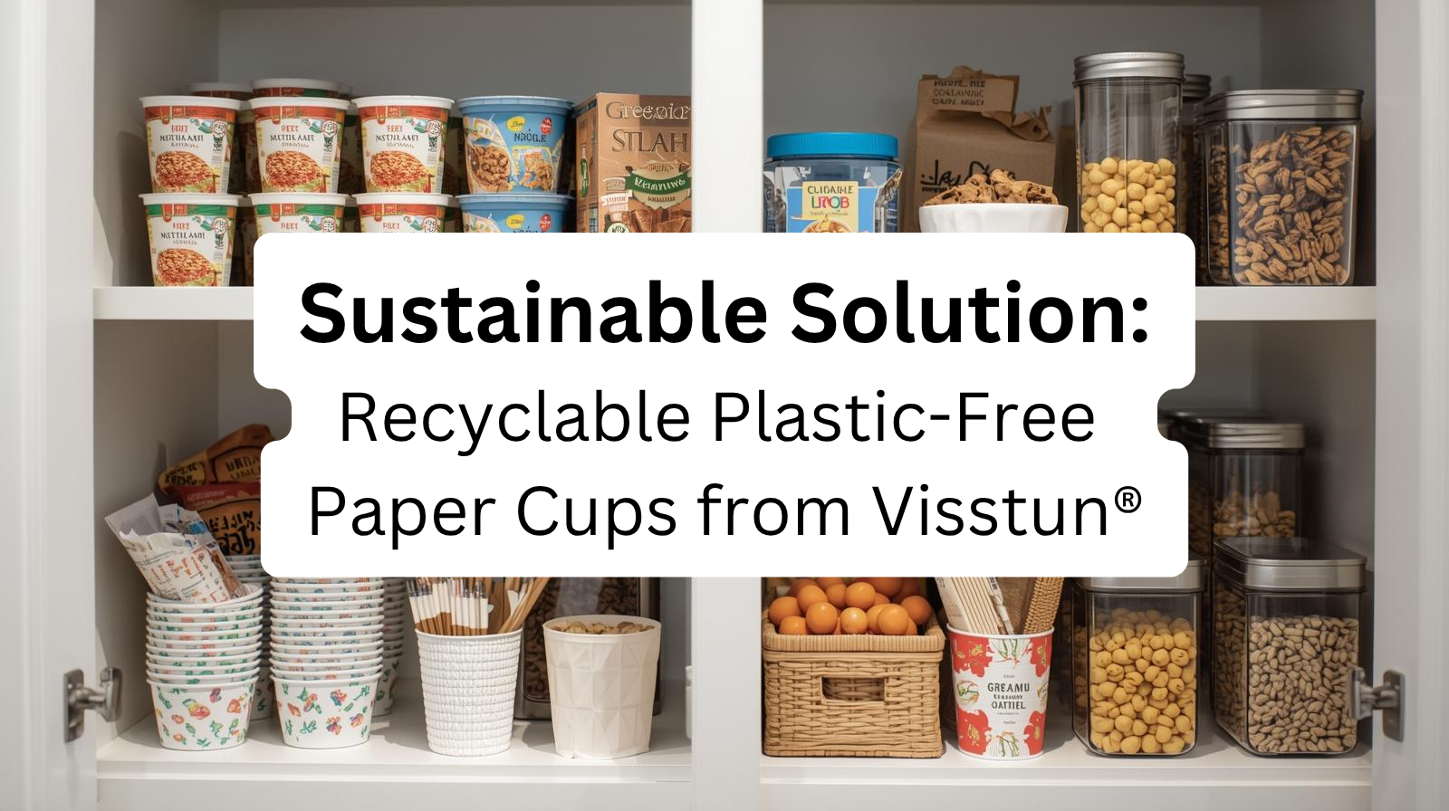 Discover Sustainable Solutions: Plastic-Free Paper Cups from Visstun