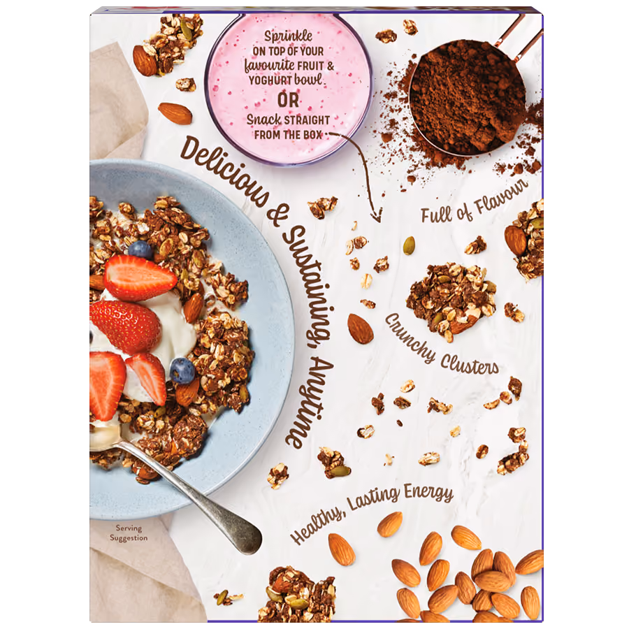 Protein Low Sugar Granola Choc Almond 450g