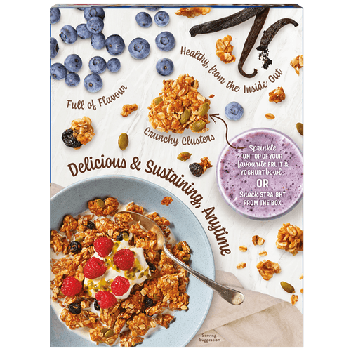 Protein Low Sugar Granola Vanilla Blueberry 450g