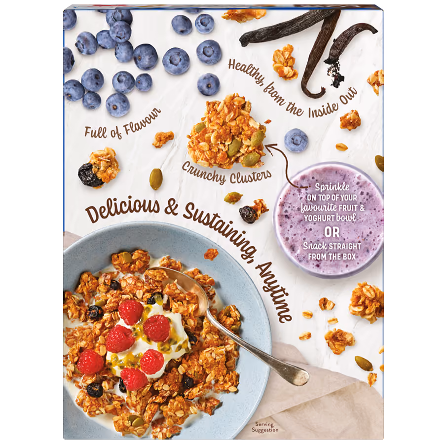 Protein Low Sugar Granola Vanilla Blueberry 450g