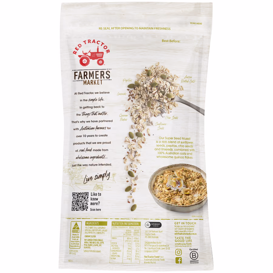 Farmers Market Muesli Super Seed 700g