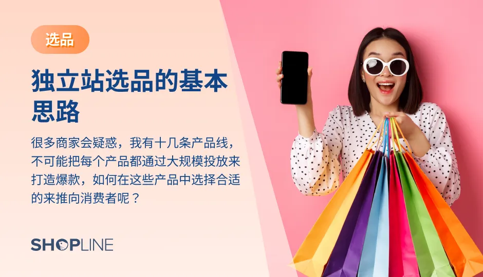 对于独立站卖家而言，选品思路是十分重要的。在选品的过程中，我们可以分为以下几个方向：借助Google Trends、社交app、潮流网站、跨境平台等选品工具进行选品，通过目标市场、目标人群以及产品间的关联度最高的因素进行选品定位，对选品进行价格定位，打造产品供应链。