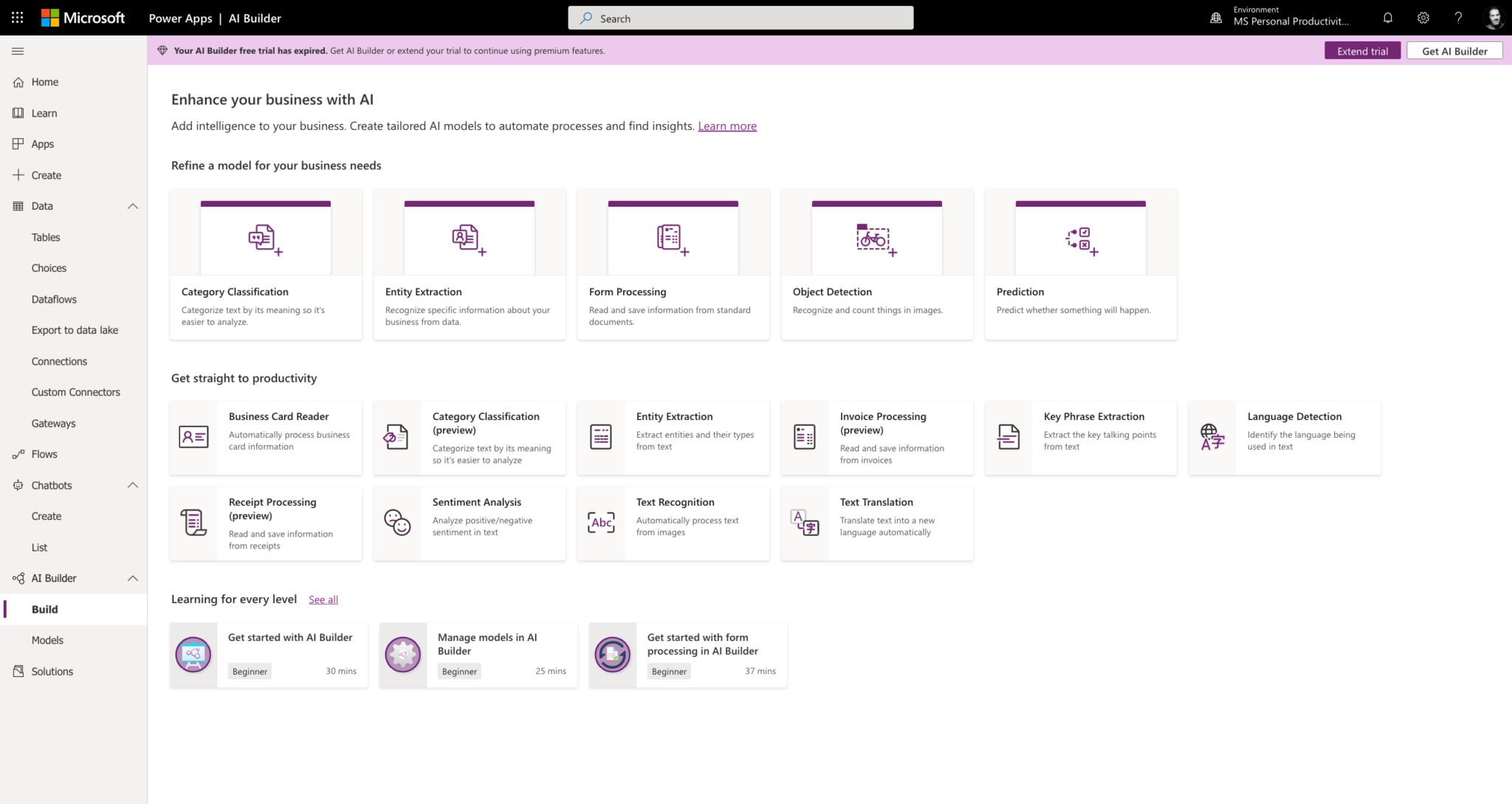 Power Automate process