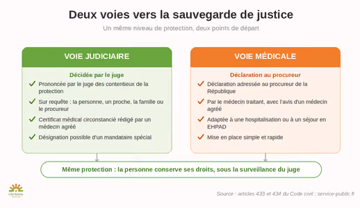 sauvegarde de justice les differentes solutions