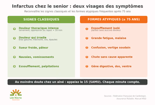 Infarctus chez les personnes âgées
