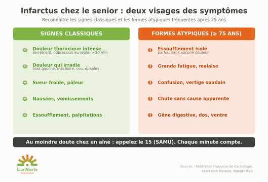 Infarctus chez les personnes âgées