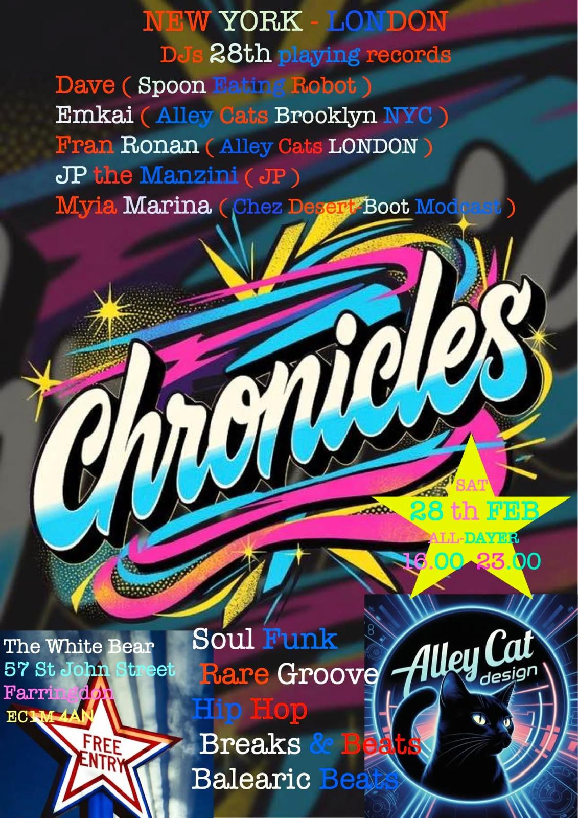  Chronicles – New York to London