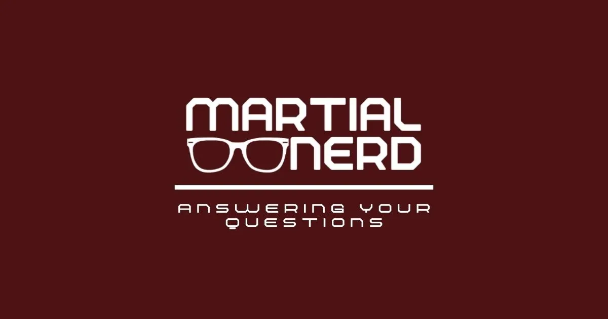 Martial Nerd is Answering Your Questions, creative FAQ web banner.