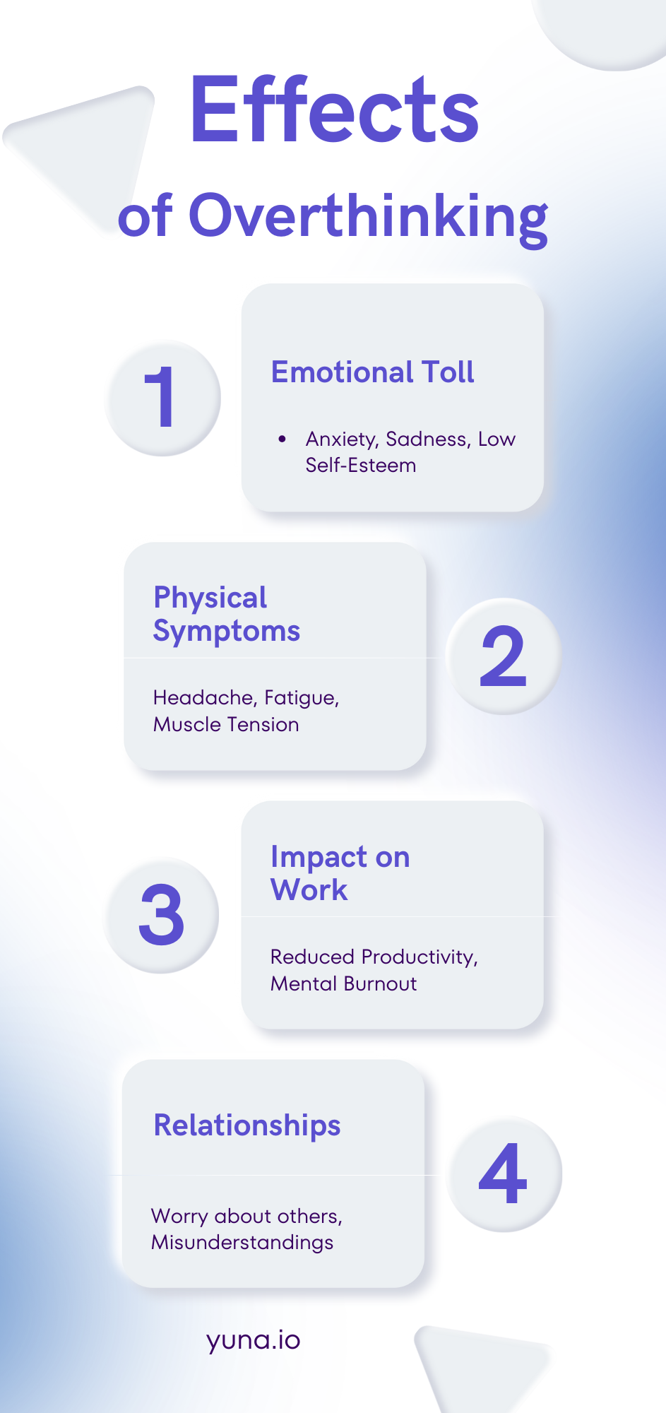 Effects of Overthinking and how to stop being an overthinker