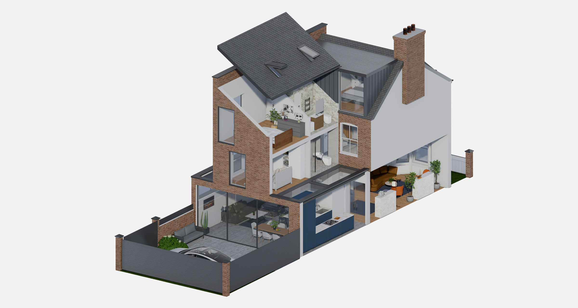 3D renders for planning and development in London